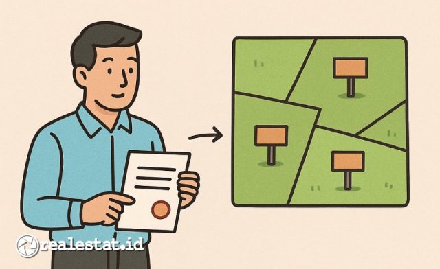 Cara Tips Syarat Pemecahan Bidang Tanah Sertifikat realestat.id dok