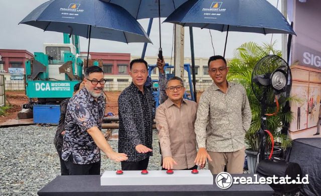 Groundbreaking Hudson Square Manhattan District Gading Serpong Paramount Land realestat.id dok Groundbreaking Hudson Square Manhattan District Gading Serpong Paramount Land realestat.id dok