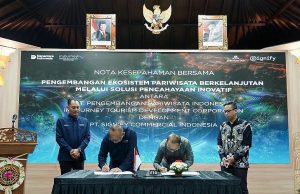 ITDC dan Signify Kembangkan Ekosistem Pariwisata Berkelanjutan dengan Teknologi Pencahayaan Cerdas Penandatanganan kerja sama antara ITDC dan Signify dalam menghadirkan pencahayaan efisien energi di kawasan pariwisata-RealEstat.id