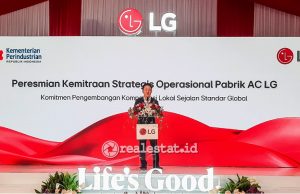 Resmikan Pabrik di Bekasi, LG Perkuat Rantai Pasok AC untuk Pasar Dalam Negeri Peresmian pabrik AC LG Electronics di Bekasi, Jawa Barat-RealEstat.id-Adhitya Putra