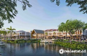 District East Hadirkan Ruko Berkonsep Waterfront Pertama di Karawang Ruko District East Karawang Triniti Dinamik true land realestat.id dok