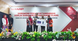 Hadir di SMKN 39 Jakarta, Sharp Class Cetak Talenta Vokasi Siap Kerja Sharp Indonesia Class SMKN 39 Jakarta Realestat.id dok