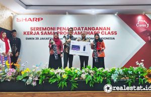 Hadir di SMKN 39 Jakarta, Sharp Class Cetak Talenta Vokasi Siap Kerja Sharp Indonesia Class SMKN 39 Jakarta Realestat.id dok
