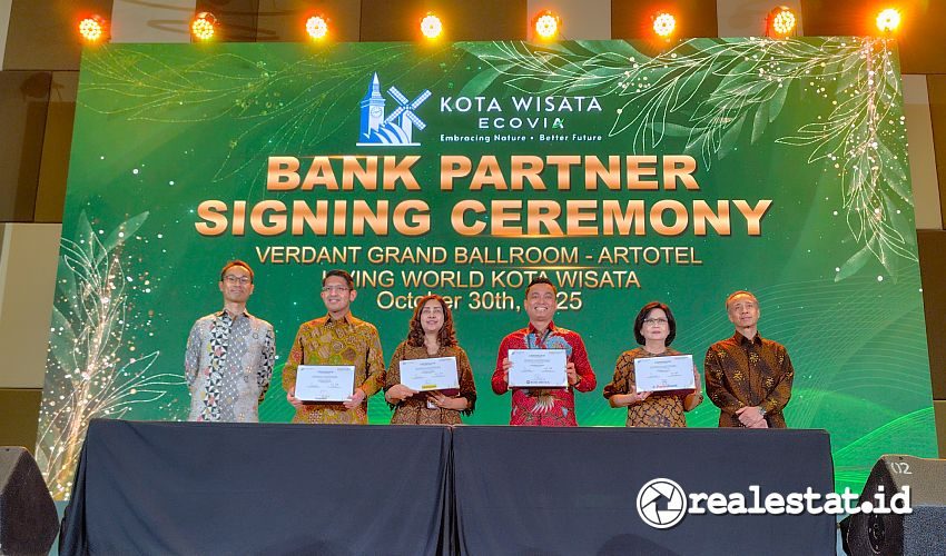 penandatanganan bank partner kota wisata cibubur ecovia realestat.id dok