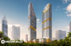 Resmi Diluncurkan, Two Sudirman Private Residences Siap Jadi Hunian Private Tertinggi di Jakarta two sudirman private residences mitsubishi estate taspen properti realestat.id dok