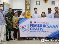 Modern Cikande Perkuat Kepedulian Sosial Lewat Pemeriksaan Kesehatan Gratis di Dua Kecamatan Modern Cikande Pemeriksaan Kesehatan Gratis realestat.id dok