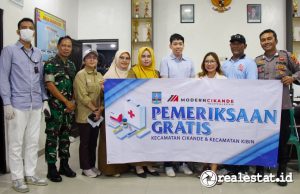 Modern Cikande Perkuat Kepedulian Sosial Lewat Pemeriksaan Kesehatan Gratis di Dua Kecamatan Modern Cikande Pemeriksaan Kesehatan Gratis realestat.id dok