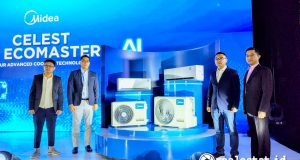 Midea Hadirkan AC Celest Inverter, Penyejuk Udara Pintar Buatan Indonesia Peluncuran Midea AC Celest Inverter AI realestat.id dok