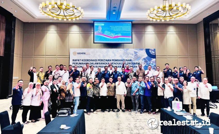 Rapat Koordinasi Perizinan Perumahan Kementerian PKP Apersi Banten realestat.id dok