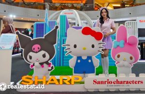 Hello Comfort Roadshow Dimulai, Kolaborasi Sharp – Sanrio Hadirkan Inovasi Teknologi dan Budaya Jepang Sanrio Hello Comfort Exhibition Sharp Indonesia realestat.id dok