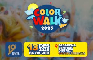 Ajak Keluarga & Sahabat! Keseruan Paramount Color Walk 2025 Segera Hadir di Gading Serpong! color walk 2025 paramount land gading serpong realestat.id dok
