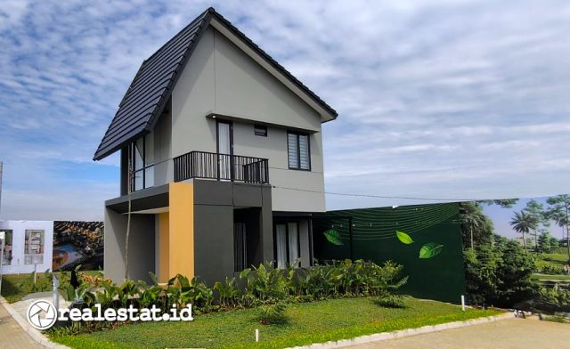 show unit rumah tipe lily klaster ekaliptus greenwoods country bogor realestat.id dok