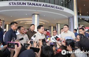 Presiden Prabowo Resmikan Stasiun Tanah Abang Baru, Simbol Modernisasi Transportasi Publik Jakarta stasiun tanah abang baru ptpp peresmian presiden prabowo realestat.id dok