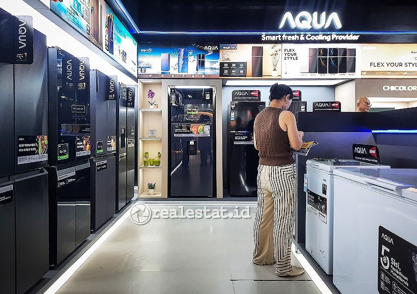 AQUA Inspired Shop MOI Jakarta menawarkan pengalaman belanja elektronik premium-RealEstat.id-Adhitya Putra