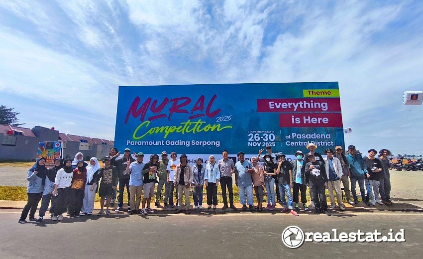 Paramount Land Enterprise Gading Serpong Mural Competition 2025 realestat.id dok