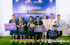 Digital Hub dan Holywings Helat Turnamen Padel di BSD City, Dorong Pertumbuhan Sportainment Sinar Mas Land Digital Hub Holywings Group Turnamen Padel BSD City realestat.id dok